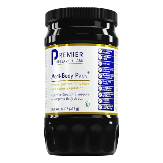 Bentonite Clay Powder Body Pack with Botanicals for Hair & Skin - 12 oz