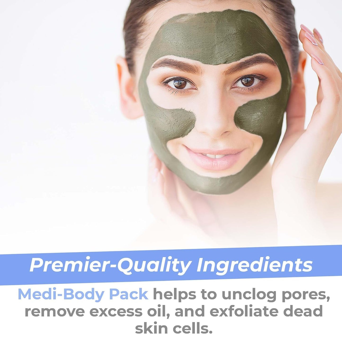 Bentonite Clay Powder Body Pack with Botanicals for Hair & Skin - 12 oz