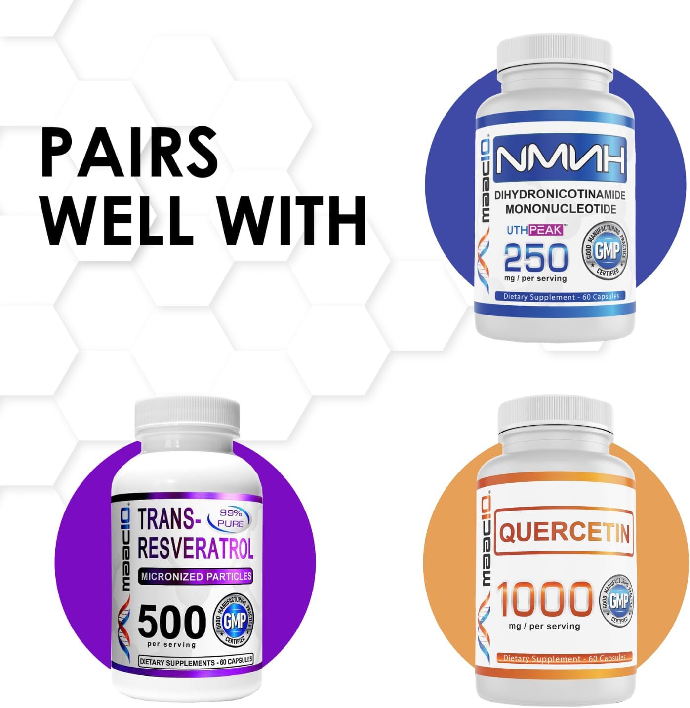 Berberine 1500mg AMPK Activator for Healthy Aging, Heart Health, and Immune Support - Non-GMO, Gluten Free, Vegan - 90 Capsules