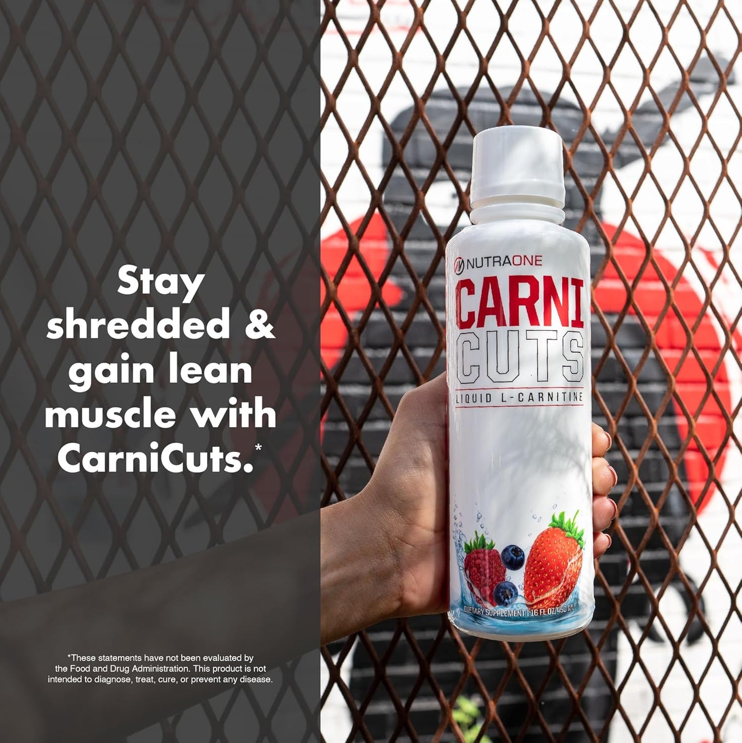 Berry Blast NutraOne Carnicuts L-Carnitine Liquid Supplement (Stimulant-Free, 32 Servings)
