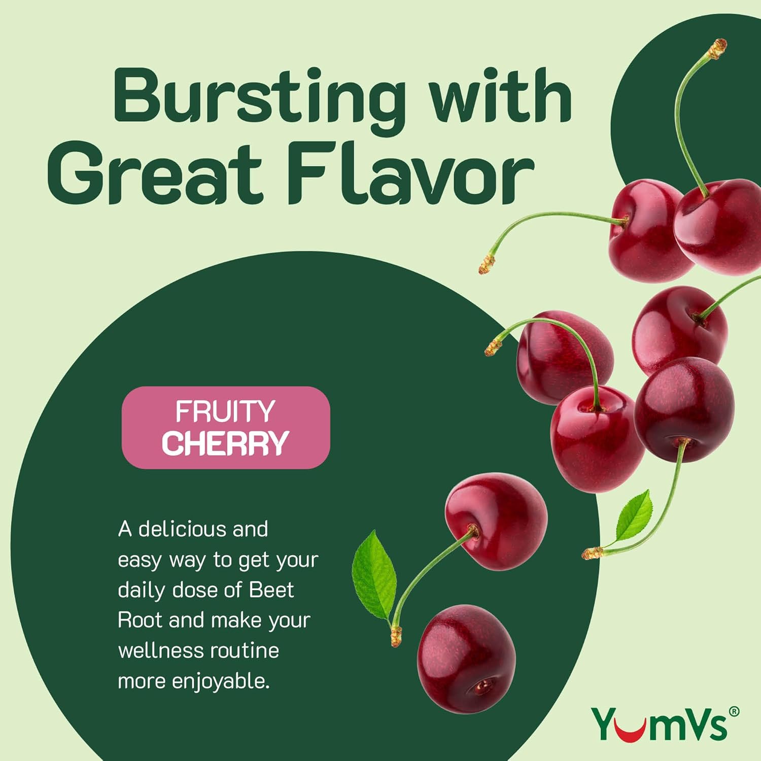 Berry Flavored Beet Root Gummies with Tart Cherry Extract for Blood Circulation and Antioxidant Support - 60 Count (Pack of 2)