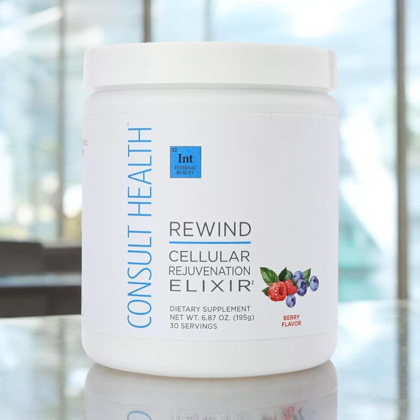 Berry Flavored Collagen & MSM Powder for Skin, Hair, Nails, Joints - Cellular Rejuvenation Elixir - Supports Collagen & Elastin - 30 Servings