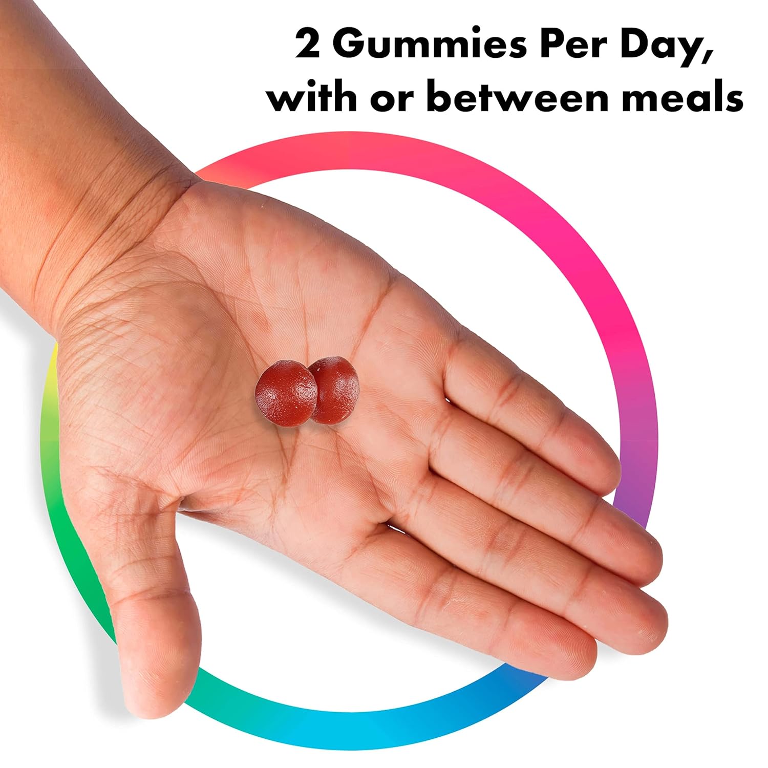 Berry Flavored Probiolicious Gummies with Bacillus Coagulans, Inulin, and FOS for Gut and Immune Health - 50 Count
