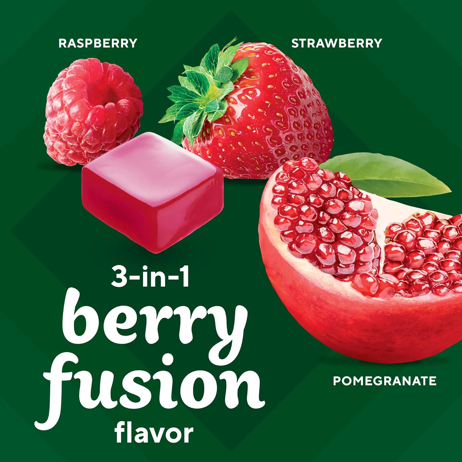 Berry Fusion Flavored Vitafusion Soft Chews Daily Wellness Multi - 30 Day Supply