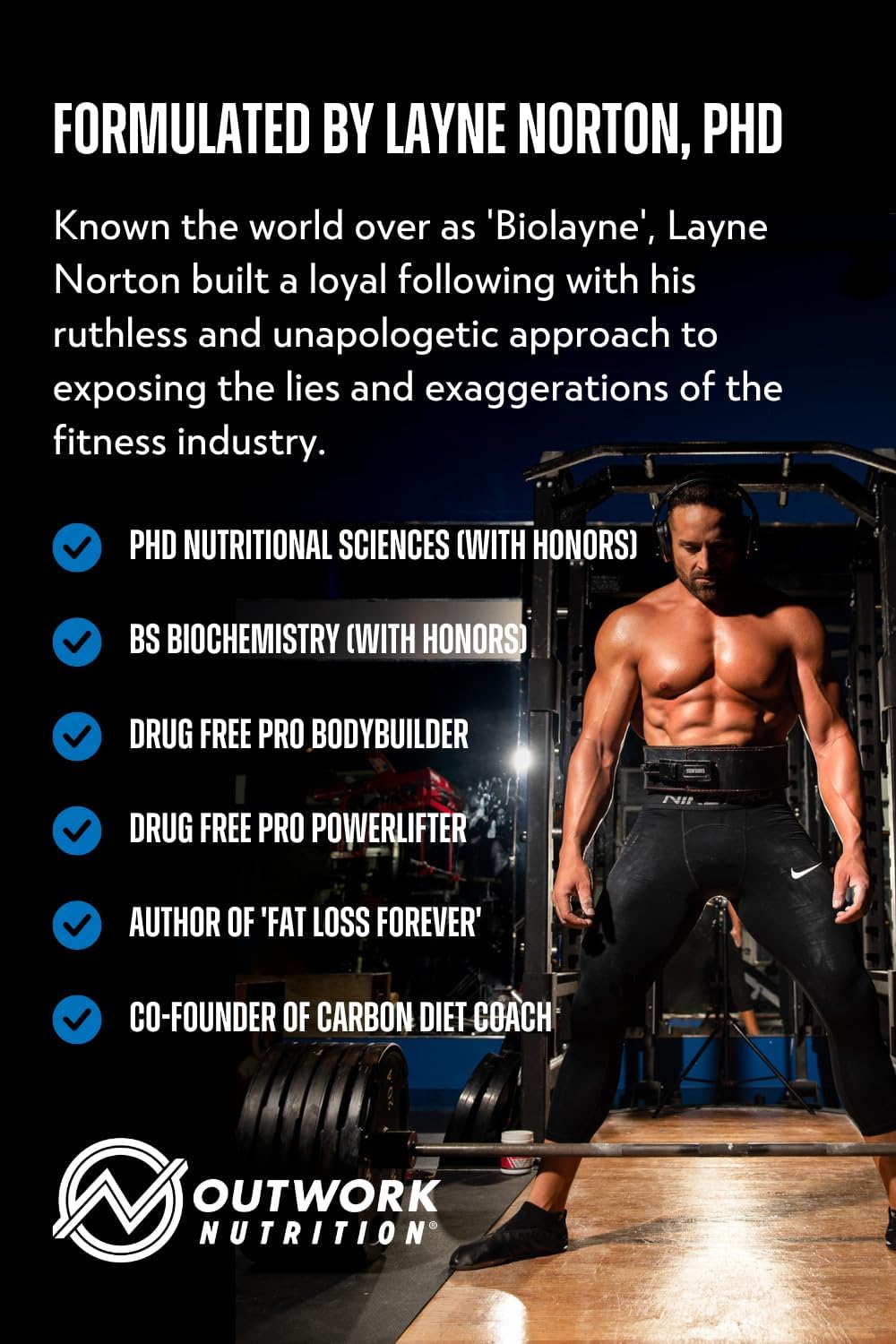 Berry Splash Outwork Nutrition Recovery Supplement Powder - Muscle Builder for Men and Women - Post-Workout Recovery - 240g