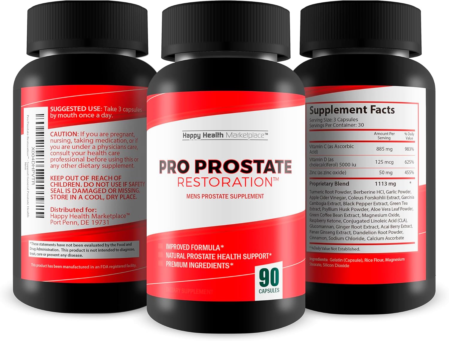 Best Natural Prostate Support Supplement for Men - Prostate Health Marketplace - Top Prostate Supplements for Men - Prostate Pills for Men's Health