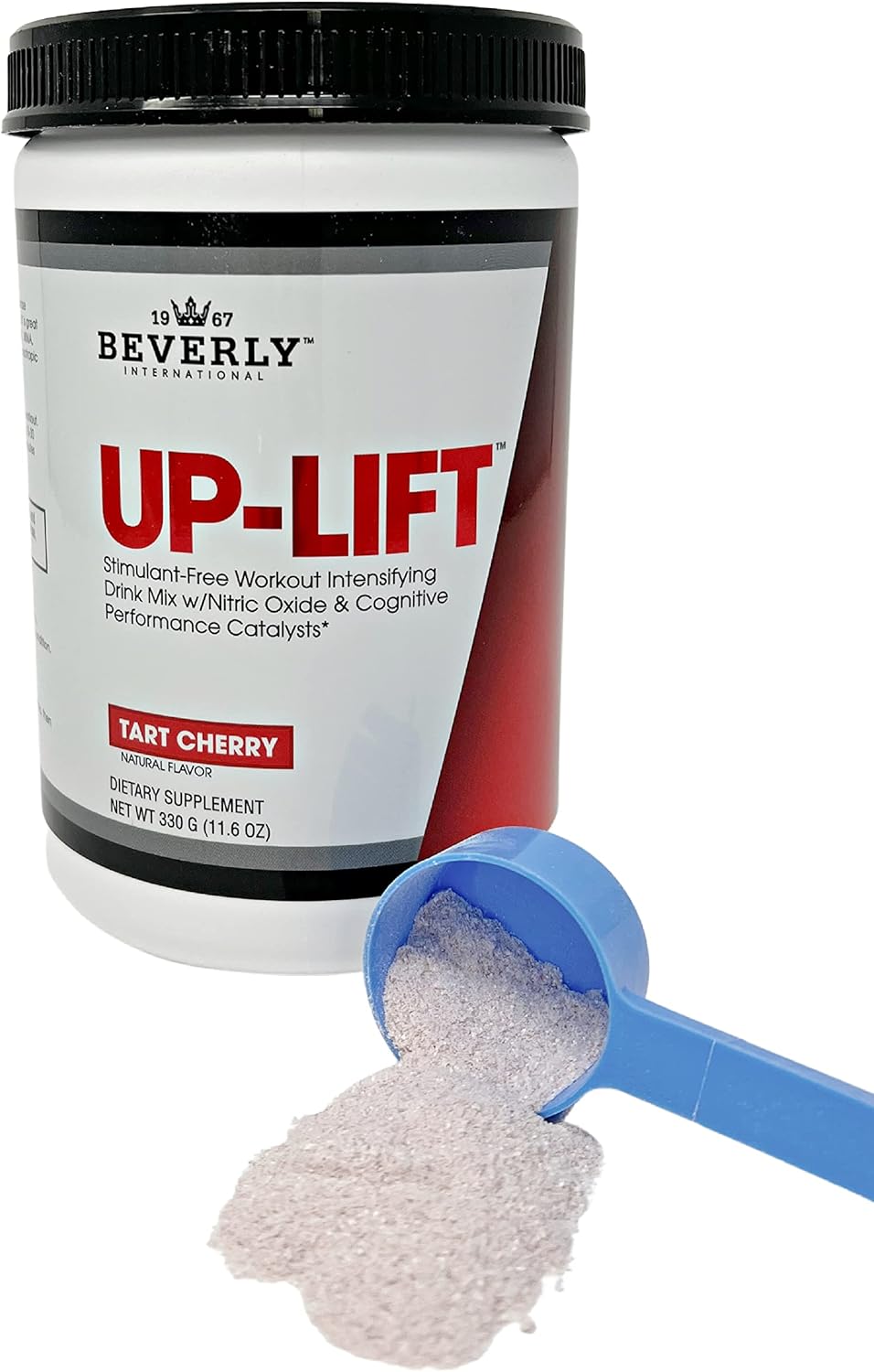 Beverly International Up-Lift Stimulant-Free Energy Drink Mix with Nitric Oxide for Cognitive Performance - 330g