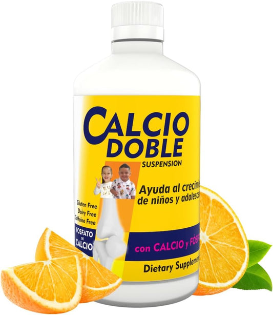 Beyodexa B Double Calcium with Calcium and Phosphorus for Kids and Teens, 11.5 fl oz