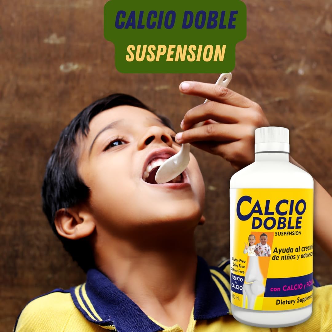 Beyodexa B Double Calcium with Calcium and Phosphorus for Kids and Teens, 11.5 fl oz