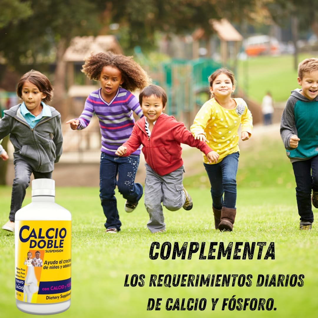 Beyodexa B Double Calcium with Calcium and Phosphorus for Kids and Teens, 11.5 fl oz