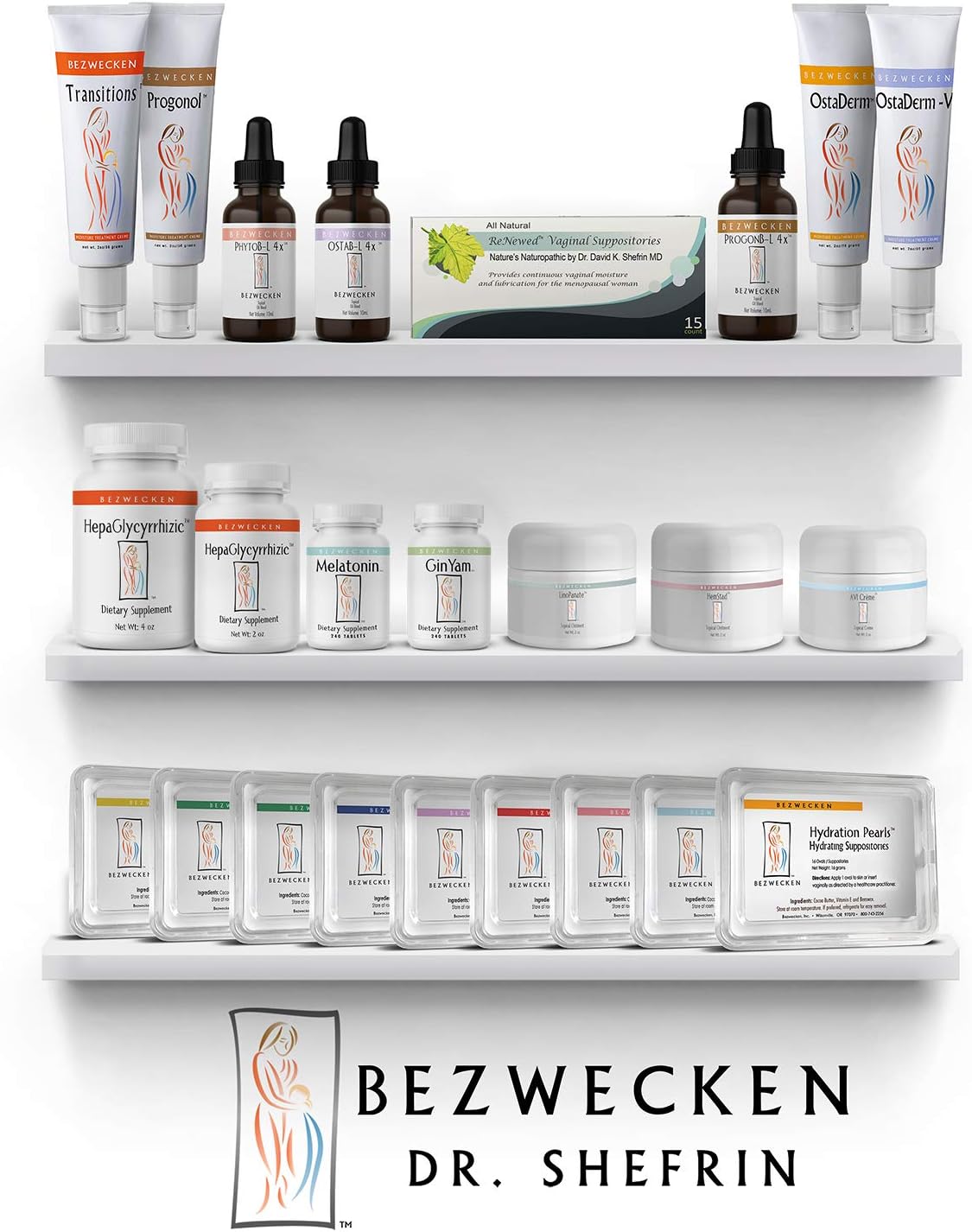 Bezwecken ProgonB-L 4X Topical Oil Blend for PMS & Pre-Menopause - Natural, Paraben Free - 30 Day Supply