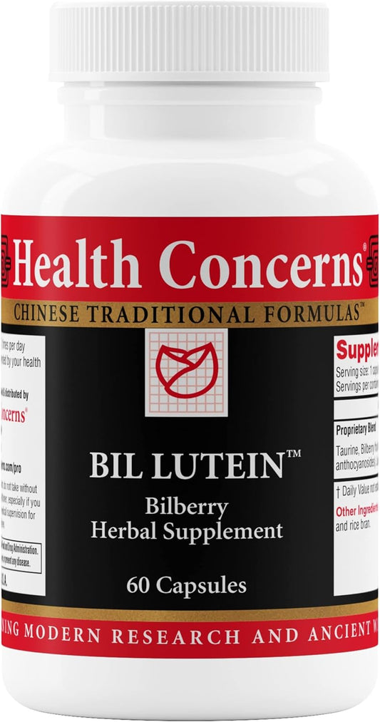 Bil Lutein Supplements for Eye Health Support - 60 Capsules - Promote Healthy Eyes and Vision