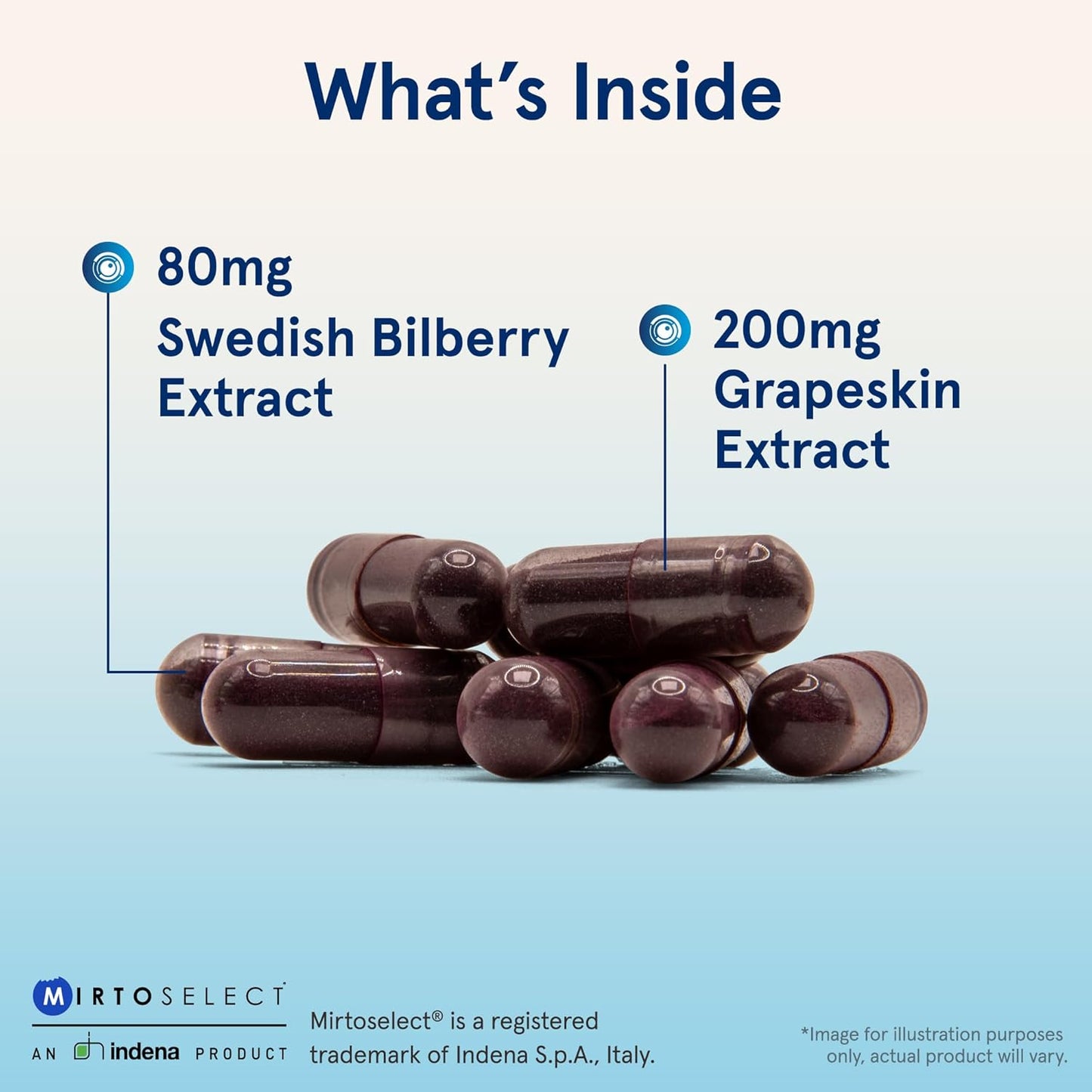 Bilberry and Grapeskin Polyphenols Capsules for Eye Health, 60 Count