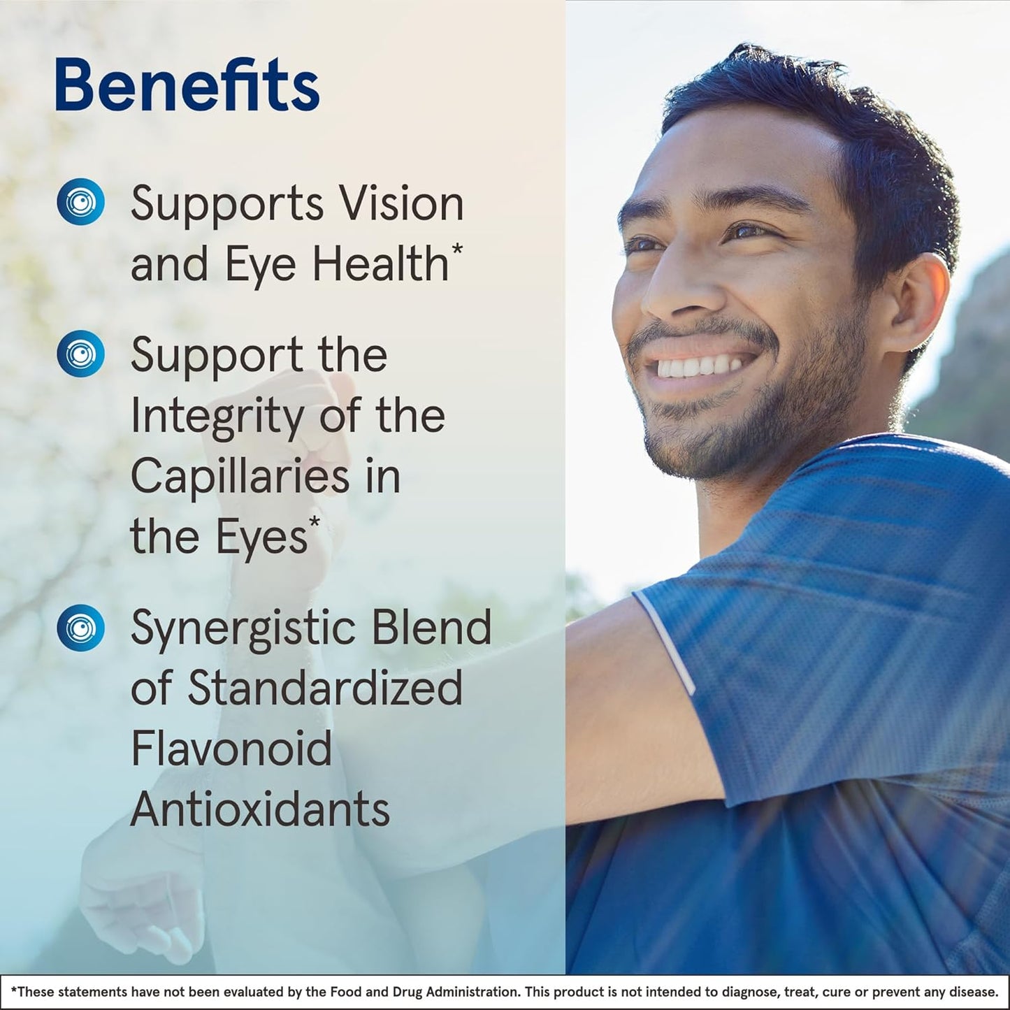 Bilberry and Grapeskin Polyphenols Capsules for Eye Health, 60 Count