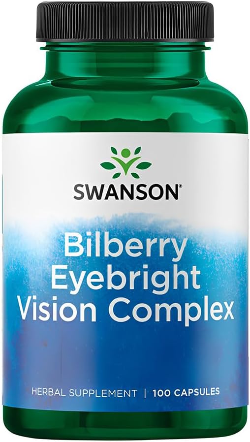Bilberry Eyebright Vision Complex Capsules by Swanson Health Products - 100 Count