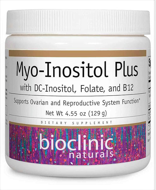 Bioclinic Naturals Myo-Inositol Powder - 129g, Hormone Balance Support
