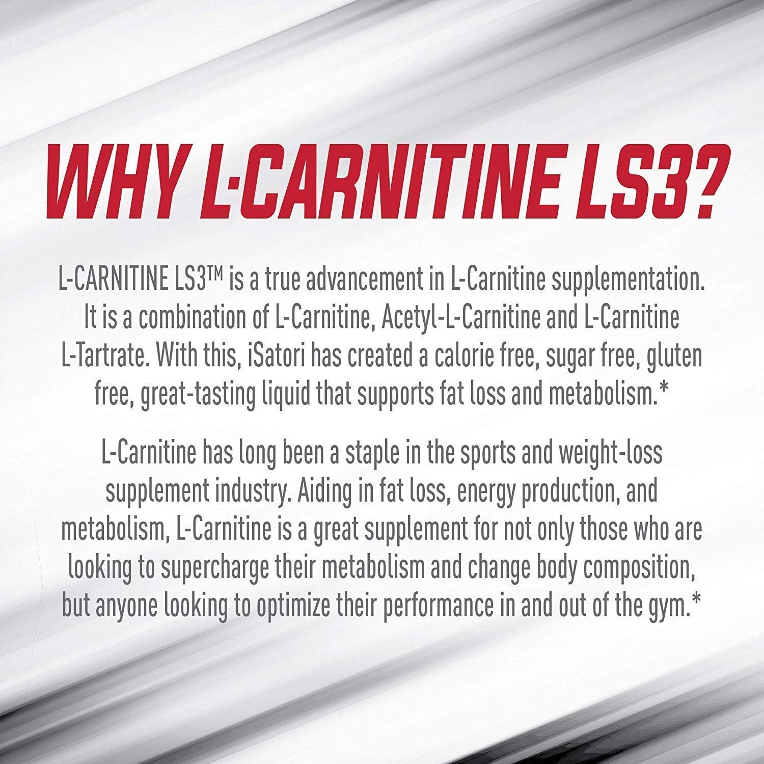 BioGenetic Laboratories iSatori L-Carnitine LS3 Mixed Berry 1500mg (32 Servings) Bundle with BioGenetic Labs