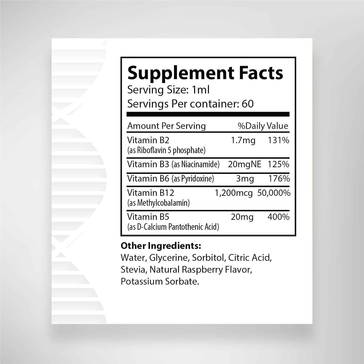 Biogenique Vitamin B12 Liquid Drops with Methyl B12 & B Complex for Energy, Mood, Immune Support - 2FL oz Raspberry Flavor - Vegan & Non-GMO - Made in USA