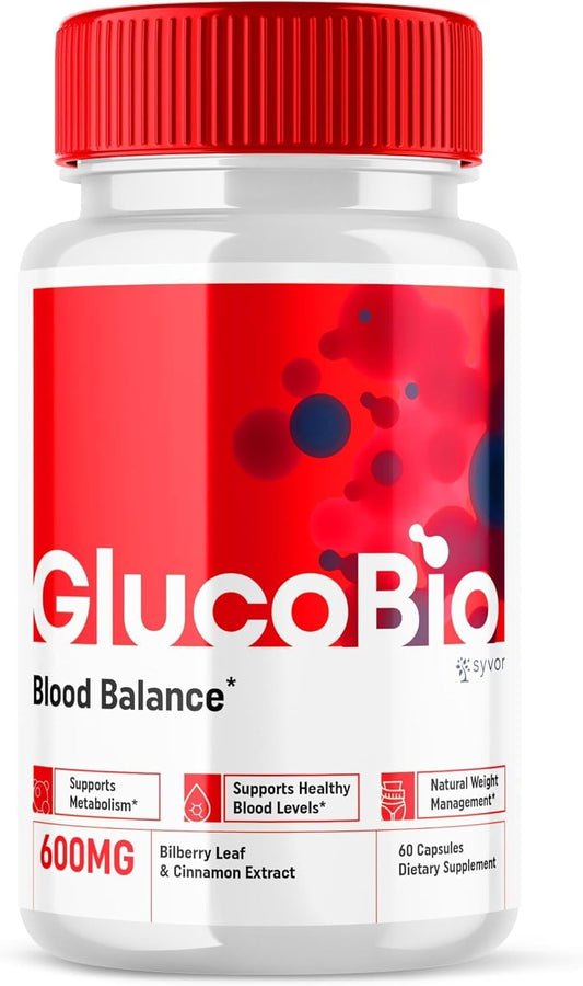 BioGluco Multivitamin Capsules - Natural Glycogen Support Supplement for Overall Health and Wellness (60 Capsules)