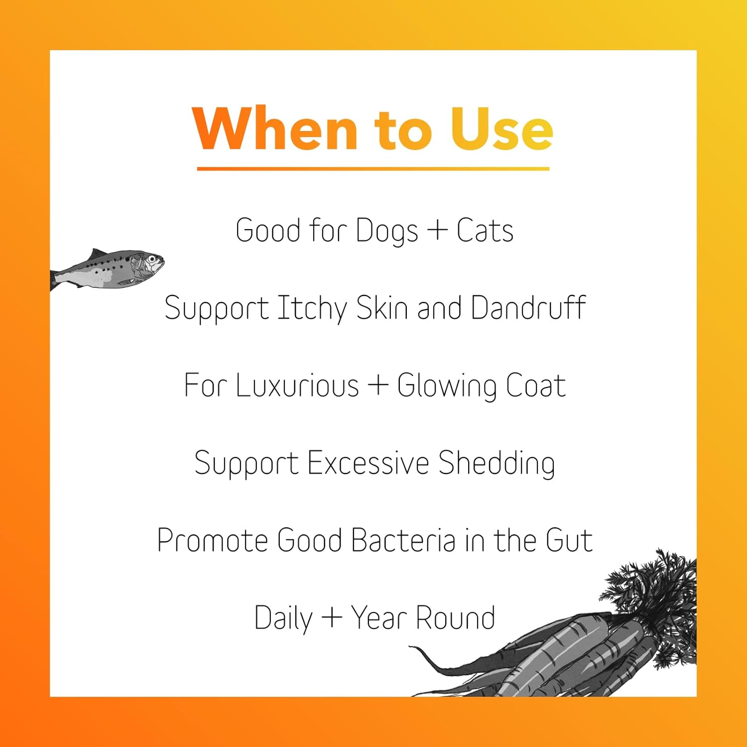 BioRadiant Skin and Coat Supplement for Dogs - Natural Alternative with Carrots, Coconut, Omega 3's, Biotin, and Zinc