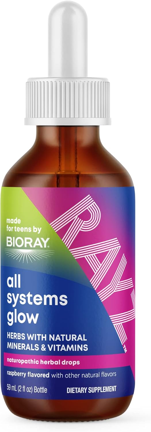 BIORAY RAYZ All Systems Glow Raspberry Teen Multivitamin - 2 fl oz