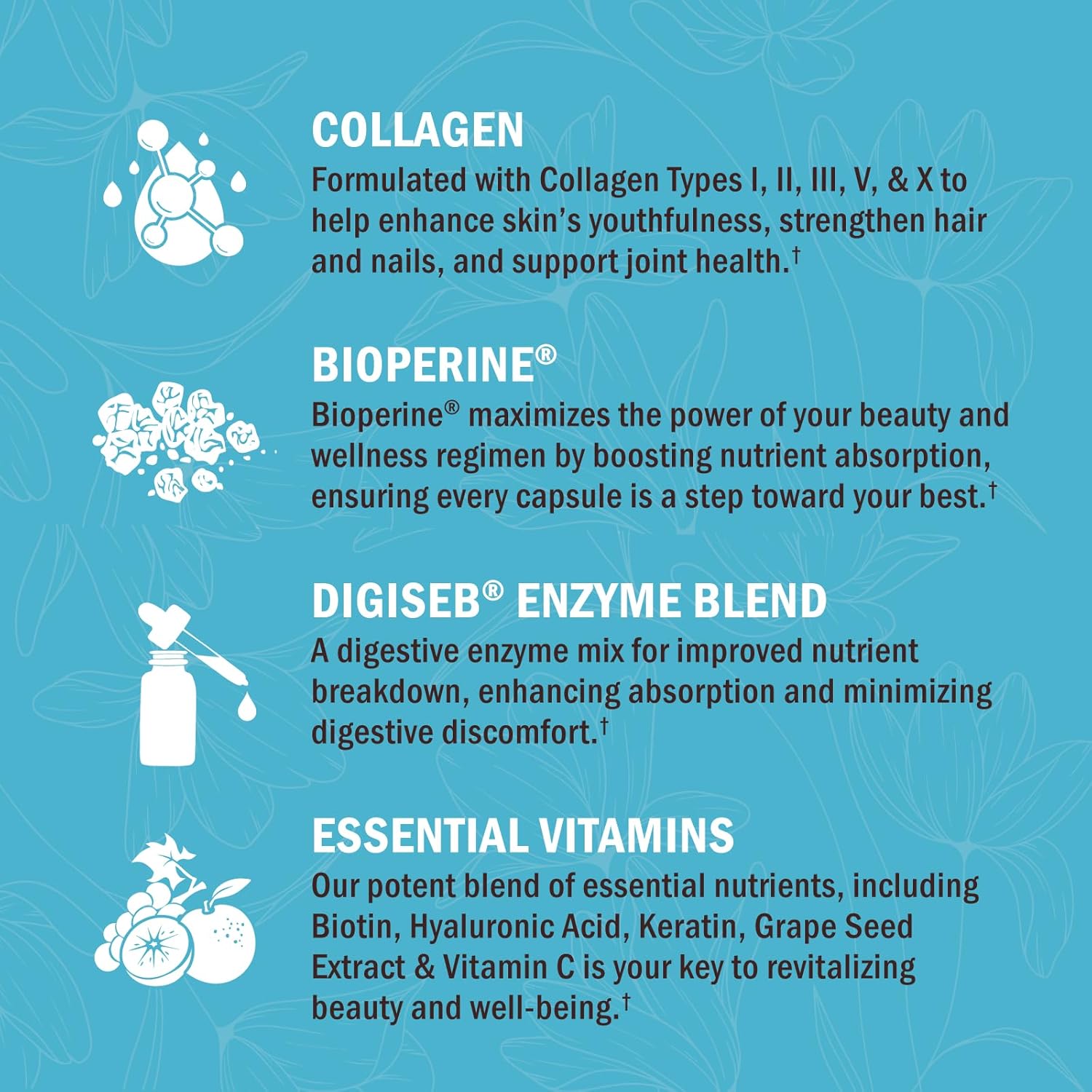 BioSchwartz ACV Gummies with B Complex Vitamins & Collagen Peptide Capsules - 3 Month & 45 Day Supply