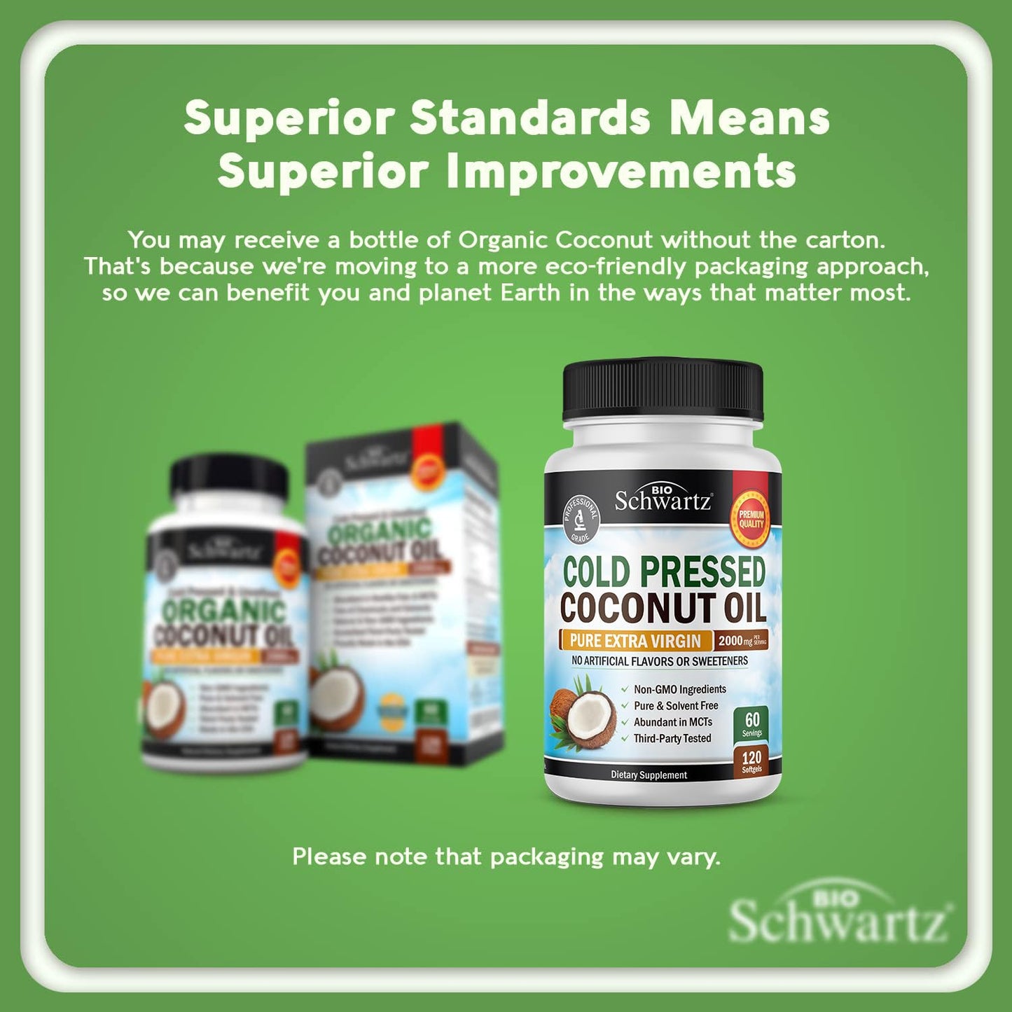 BioSchwartz Apple Cider Vinegar Gummies with B Complex Vitamins & MCT Coconut Oil Capsules - 5 Month Supply