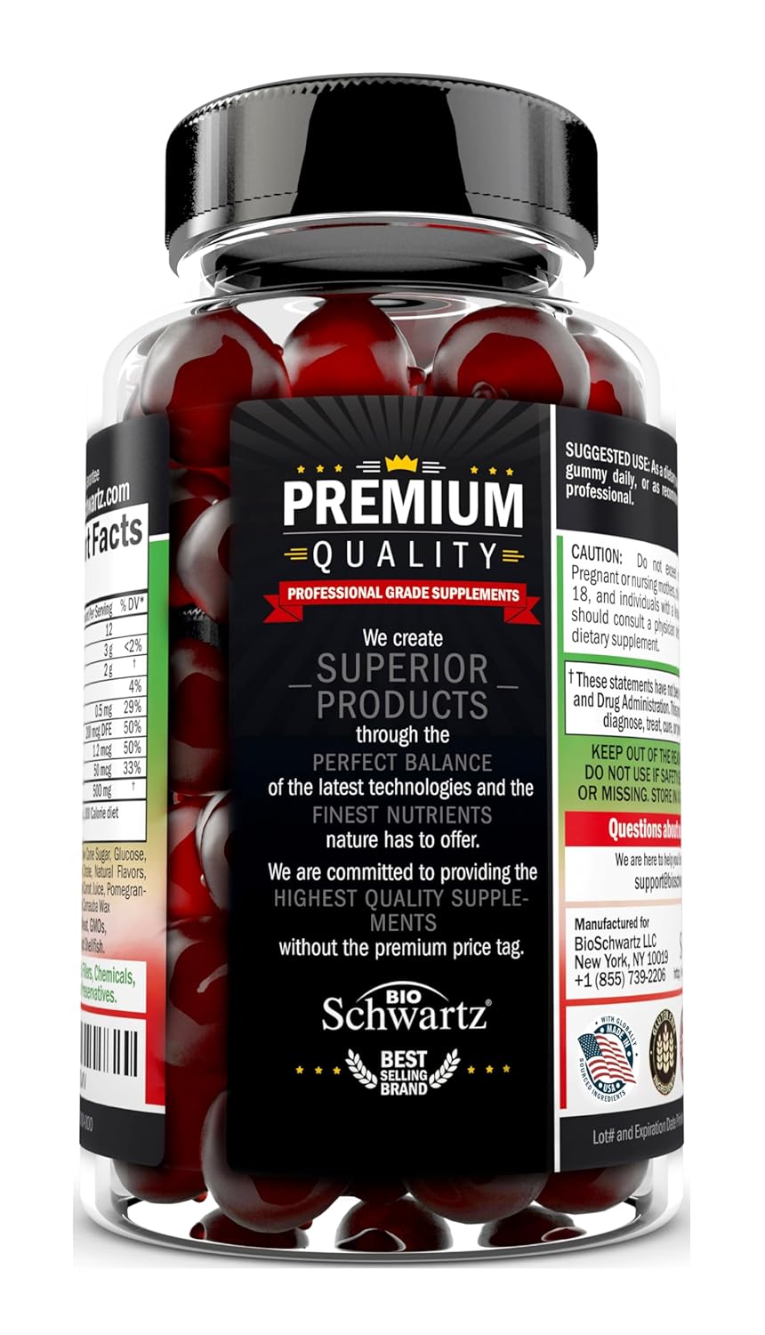 BioSchwartz Apple Cider Vinegar Gummies with B Complex Vitamins & MCT Coconut Oil Capsules - 5 Month Supply