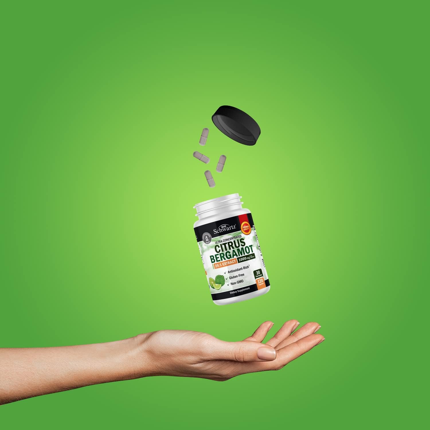 BioSchwartz High Strength Vitamin D3 5000 IU + Citrus Bergamot 1000mg Supplement Pack