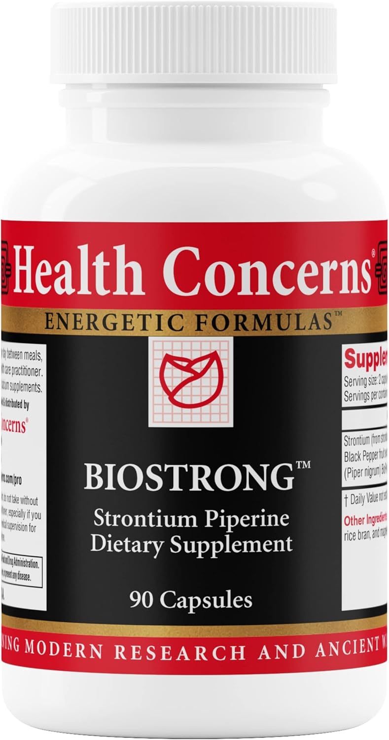 BioStrong Bone Strength & Health Supplement for Men and Women - 90 Capsules - Promotes Bone Health