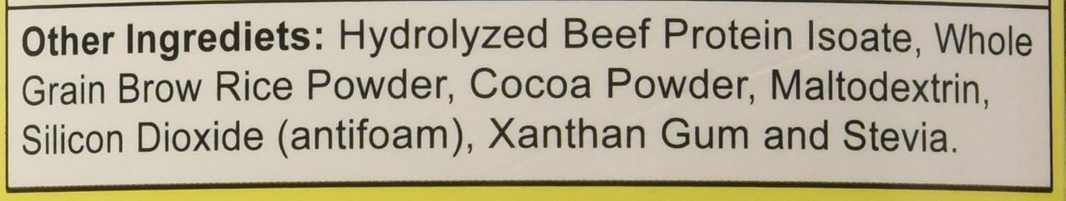 Biotech Nutritions Chocolate Hydrolyzed Beef Protein Supplement - 2.3 Pound Pack