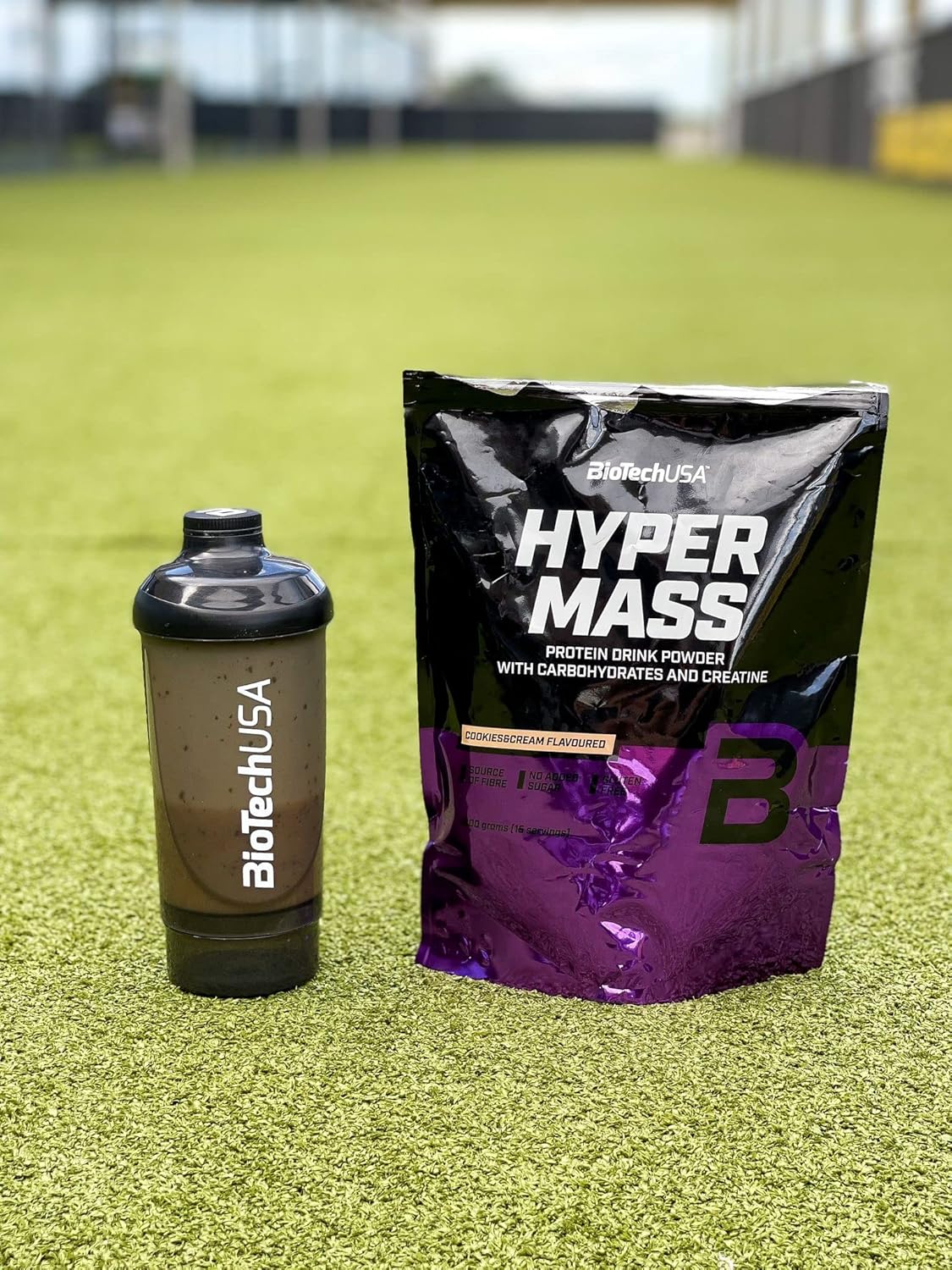 Biotechusa Hyper Mass 5000 Weight Gainer Chocolate Flavor 1000g - High-Calorie Protein Supplement
