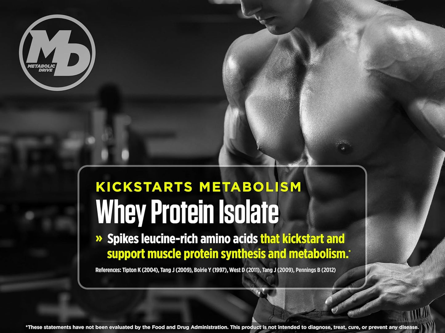 Biotest Metabolic Drive Whey Isolate/Micellar Casein Protein Blend - Lab-Tested Vanilla Flavor - 2lb Size