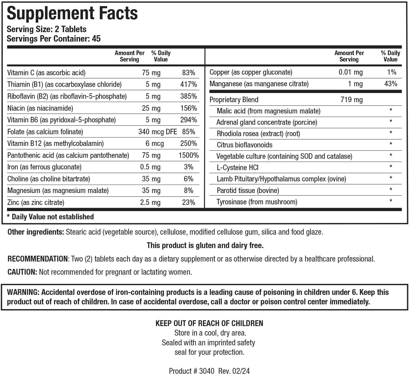 Biotics Research ADB5-Plus: Adrenal Gland & Cortisol Support Supplement - 90 Tablets for Stress Response & Energy