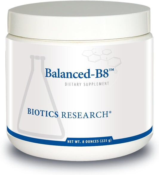Biotics Research B8 Powder with Myo inositol and D Chiro inositol, 40:1 Ratio, Women’s Health Support, Neural Communication, Fat Metabolism, Vascular Health, Hair Growth - 8 Ounces