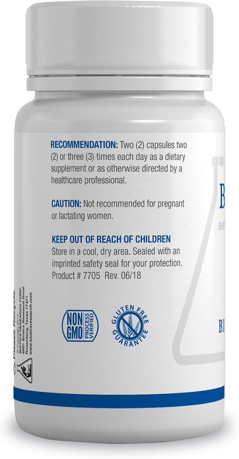 Biotics Research Bio-HPF Capsules for Gastric Support and Healthy Digestion with DGL, Licorice, Slippery Elm, and Berberine - 180 Count