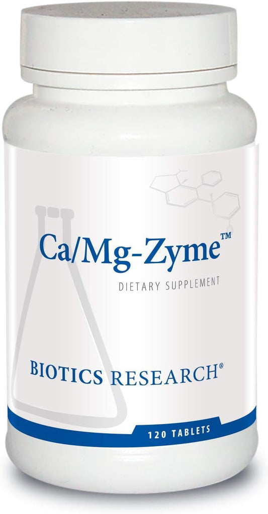 Biotics Research CaMgZyme 300 mg Calcium Citrate & Magnesium Tablets for Bone & Heart Health - 120 Count