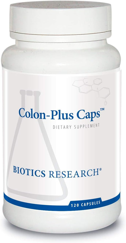 Biotics Research Colon Plus Caps: Fiber Supplement for Digestive Health, Regularity, and Gut Flora - 120 Capsules