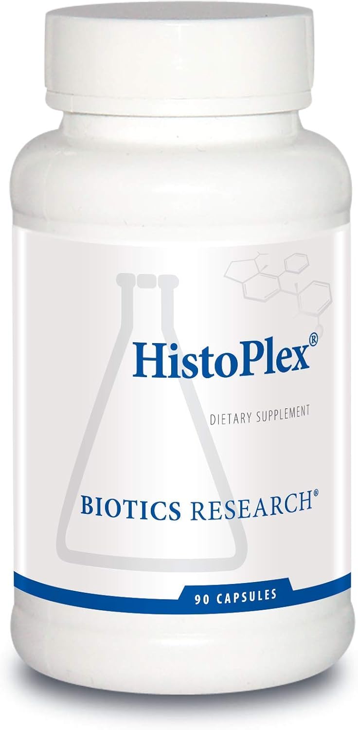 Biotics Research HistoPlex Natural Anti Histamine with Olive Leaf Extract - Allergy Support & Immune Booster - 90 Capsules
