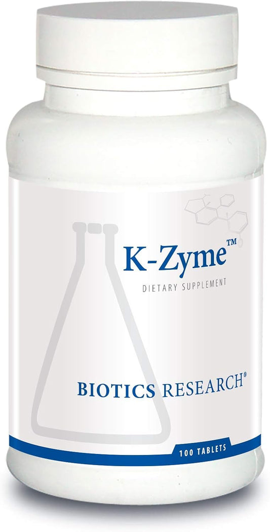 Biotics Research K Zyme™ Potassium 99mg Tablets for Cardiovascular Support and Electrolyte Balance