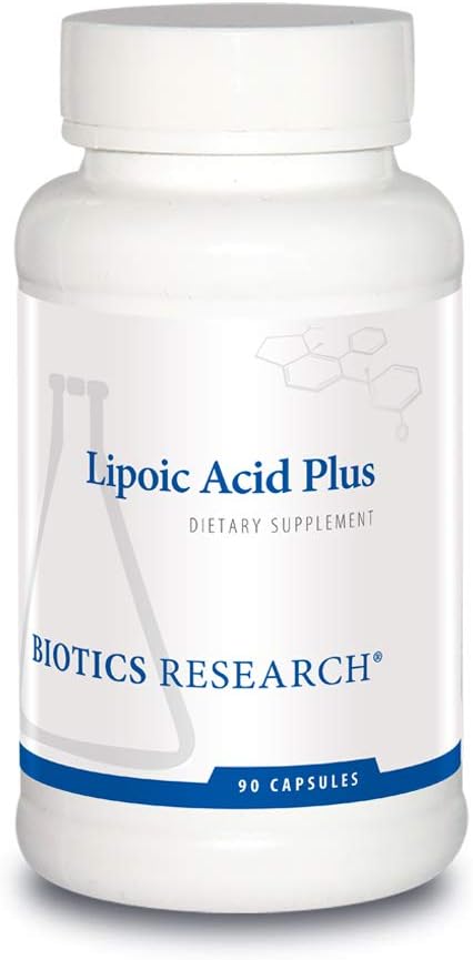 Biotics Research Lipoic Acid Plus - Antioxidant Eye Health Support Supplement, 90 Capsules