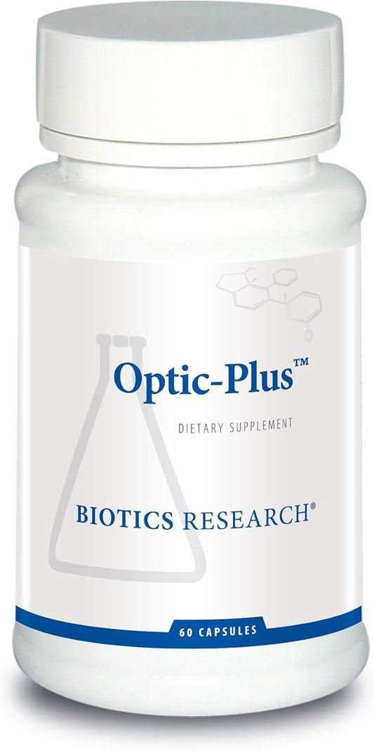 Biotics Research Optic Plus Eye Vitamin & Mineral Supplement for Healthy Vision with Lutein and Zeaxanthin - 60 Capsules