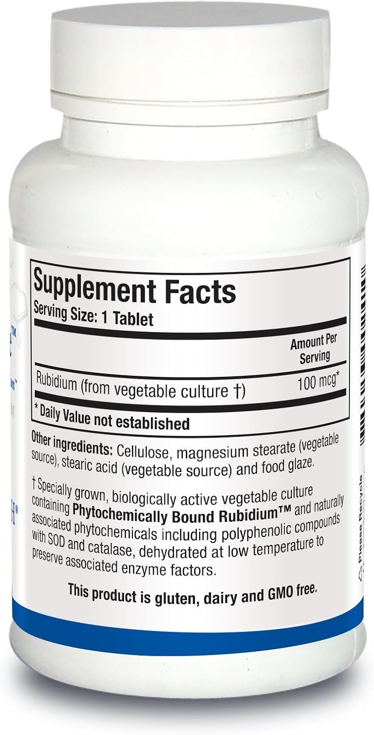 Biotics Research Rb Zyme: Whole Food Rubidium Tablets for Glandular Health