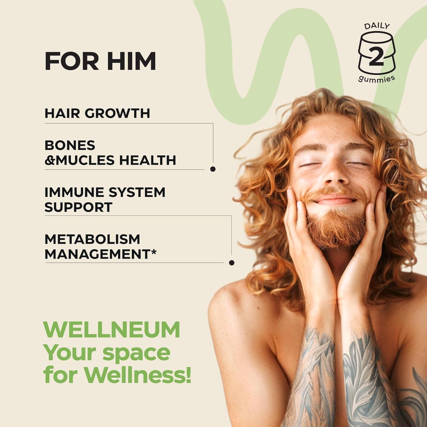 Biotin and Collagen Gummies 12000 Mcg for Hair, Skin, and Nails - Keratin Chewables - Beauty Supplement for Women and Men - Sugar Free, Non-GMO Beauty Gummies