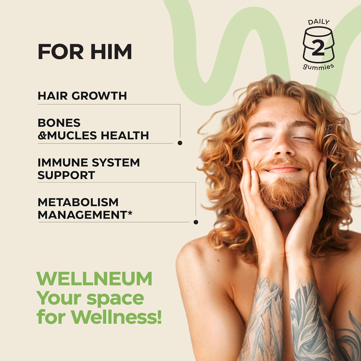 Biotin and Collagen Gummies 12000 Mcg for Hair, Skin, and Nails - Keratin Chewables - Beauty Supplement for Women and Men - Sugar Free, Non-GMO Beauty Gummies