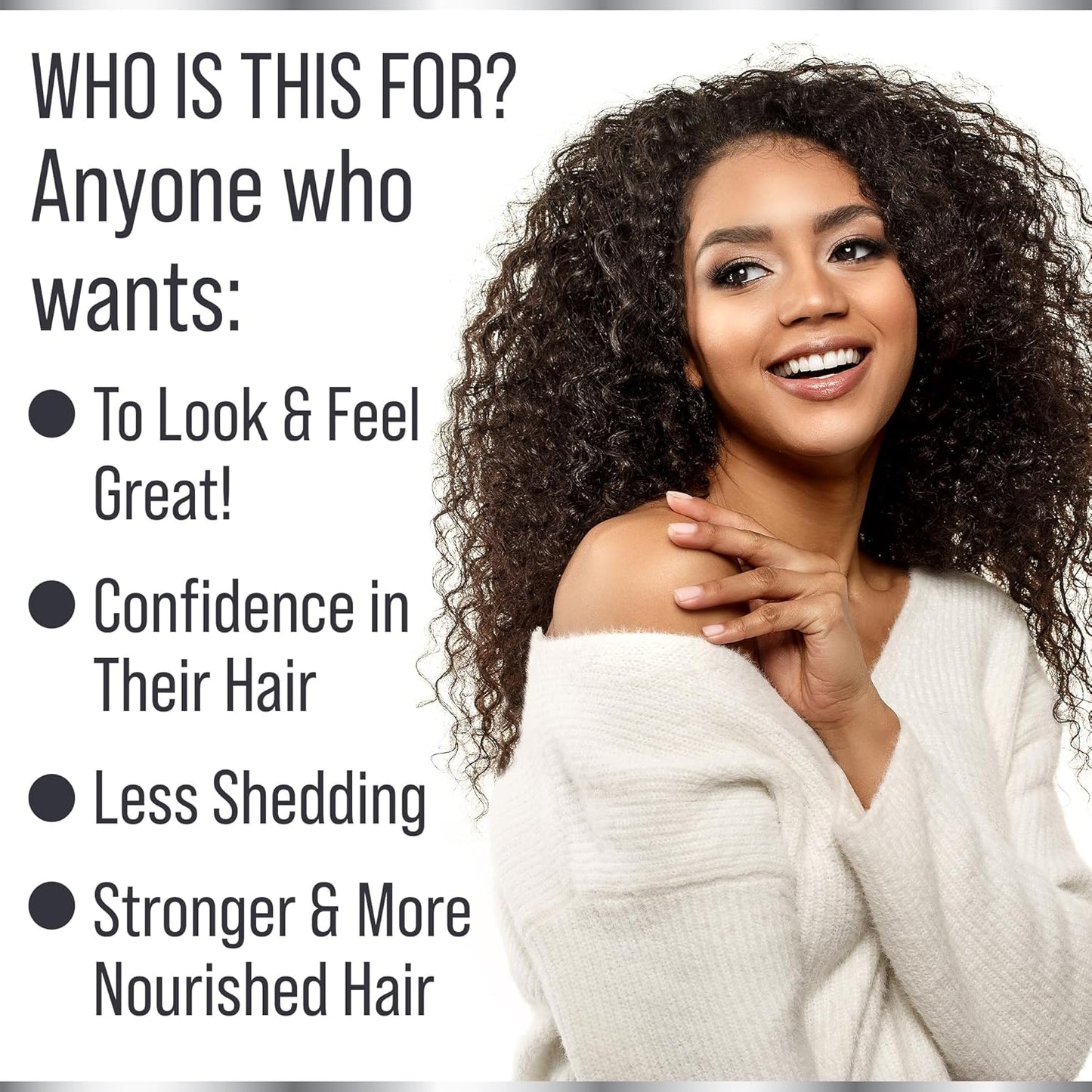 Biotin & Collagen Hair Growth Supplements - Maximize Hair Thickness with 10000mcg Biotin and Bovine Collagen - Hair Thickening Vitamins Complex