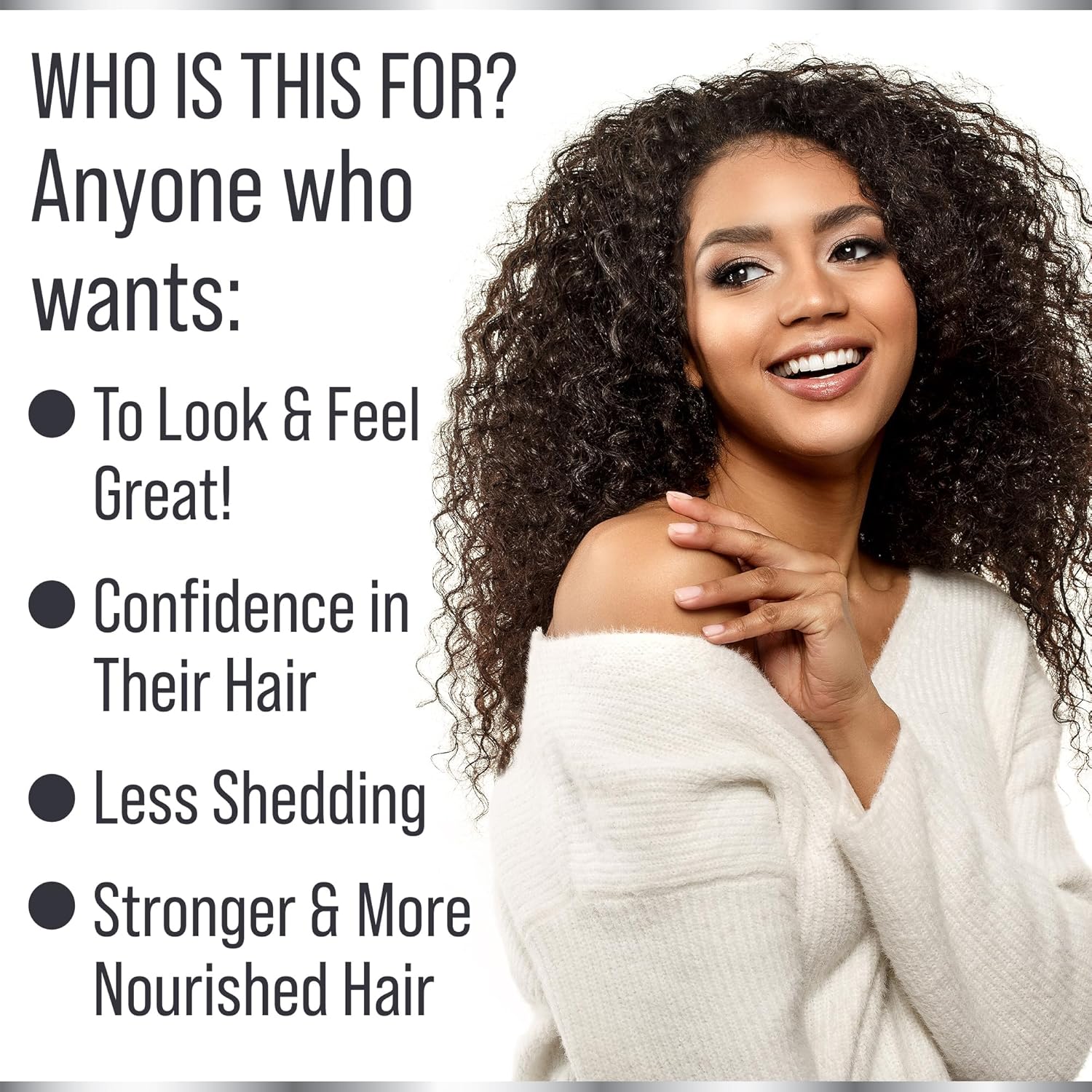 Biotin & Collagen Hair Growth Supplements - Maximize Hair Thickness with 10000mcg Biotin and Bovine Collagen - Hair Thickening Vitamins Complex