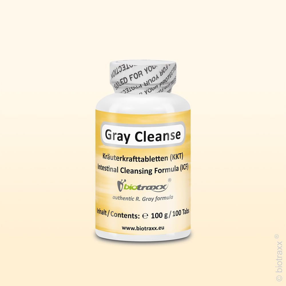 Biotraxx R. Gray Complete Pack - 9 Piece Bundle for Normal Colon Care and Cleansing with Powder Blend