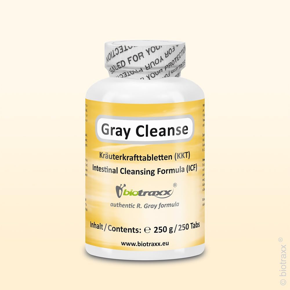 Biotraxx R. Gray Complete Pack - 9 Piece Bundle for Normal Colon Care and Cleansing with Powder Blend