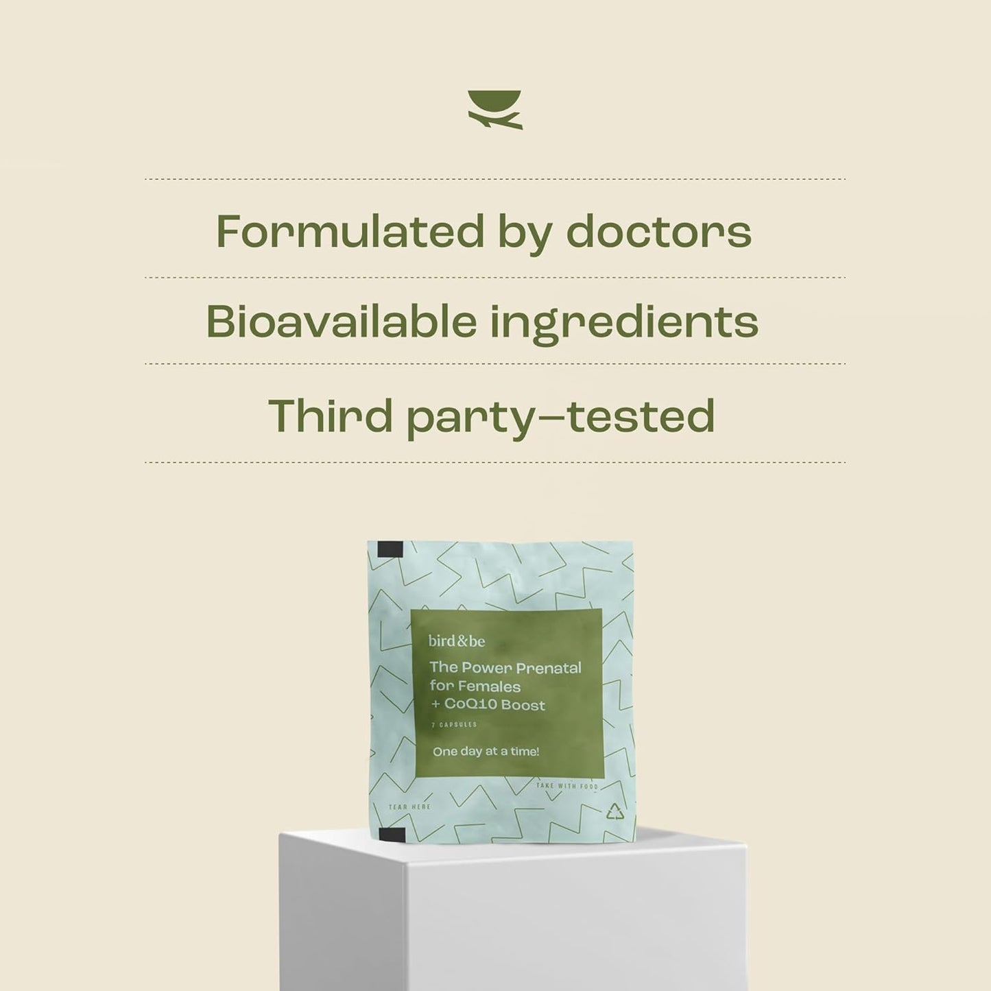 bird&be CoQ10 Boost Power Prenatal for Women